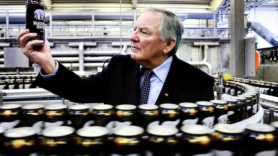 78-årige Bernhard Griese er bestyrelsesformand i Harboes Bryggeri, der igen står overfor ændringer i ledelsen. | Foto: Mik Eskestad/ERH