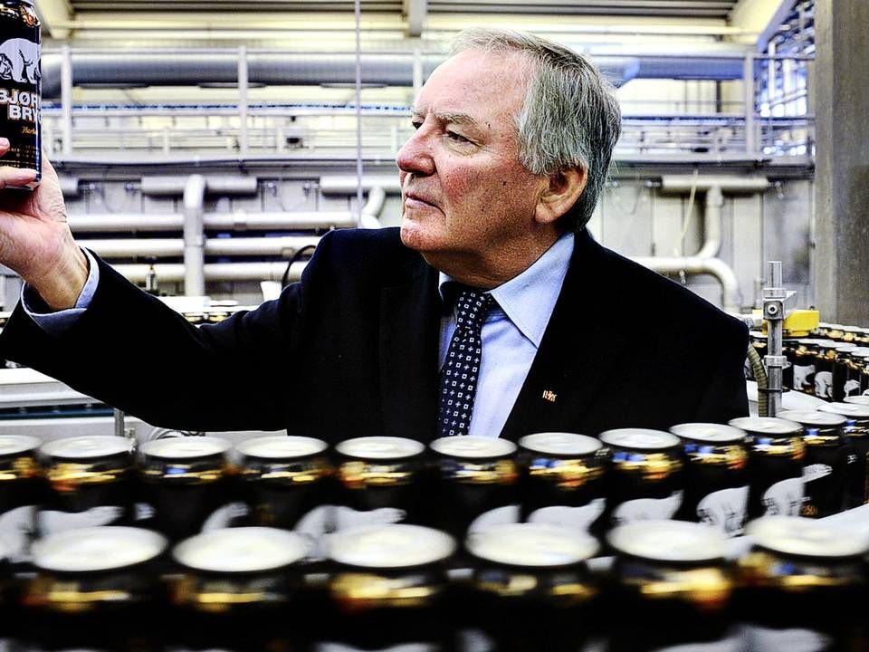 78-årige Bernhard Griese er bestyrelsesformand i Harboes Bryggeri, der igen står overfor ændringer i ledelsen. | Foto: Mik Eskestad/ERH