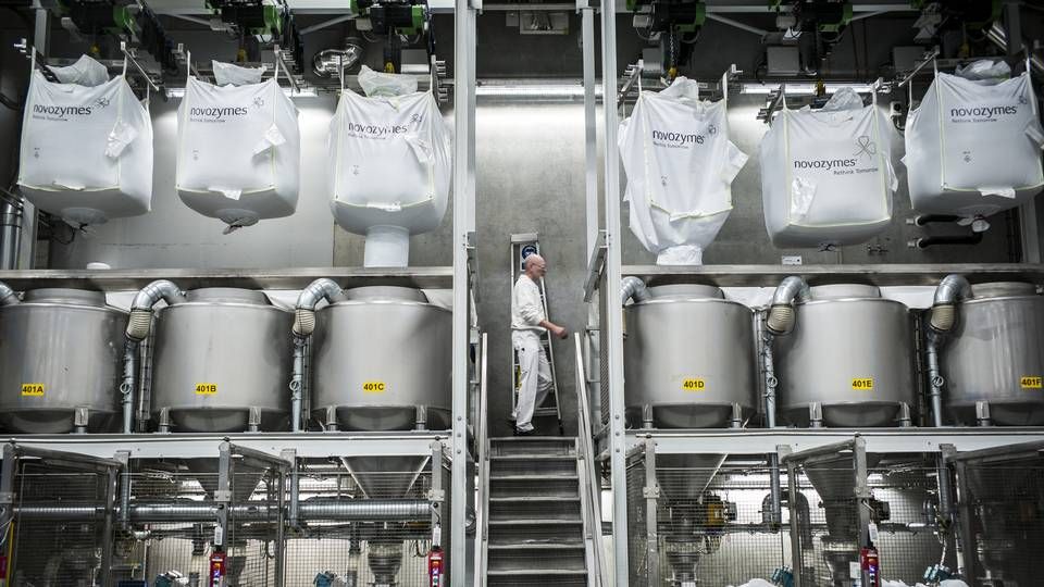Novozymes overskudsvarme skal leveres til københavnere. Her billede fra selskabets fabrik i Kalundborg. | Foto: PR/Novozymes