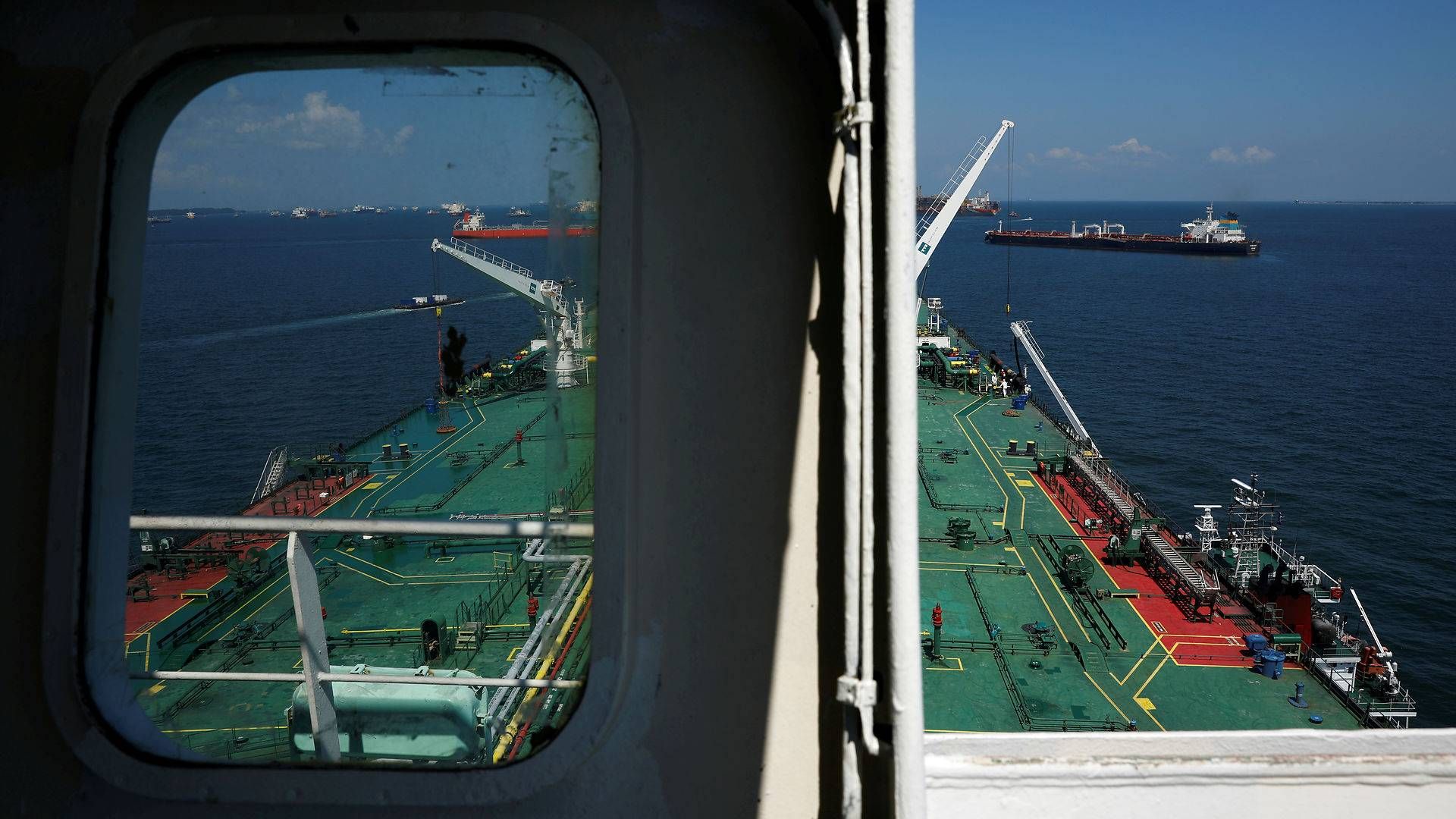 Hin Leong-koncernen ejer en stor flåde af tankskibe via rederiet Ocean Tankers. | Foto: Edgar Su/Reuters/Ritzau Scanpix