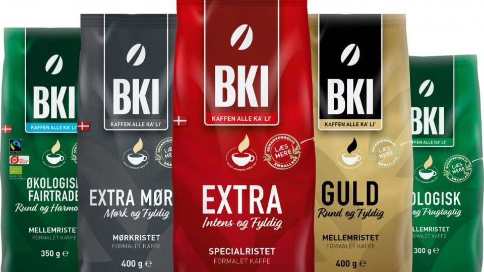 Den mere bæredygtige kaffepose fra BKI Foods har været på hylderne siden august, men det er først nu, at selskabet fortæller det i markedet. | Foto: PR / Plastindustrien