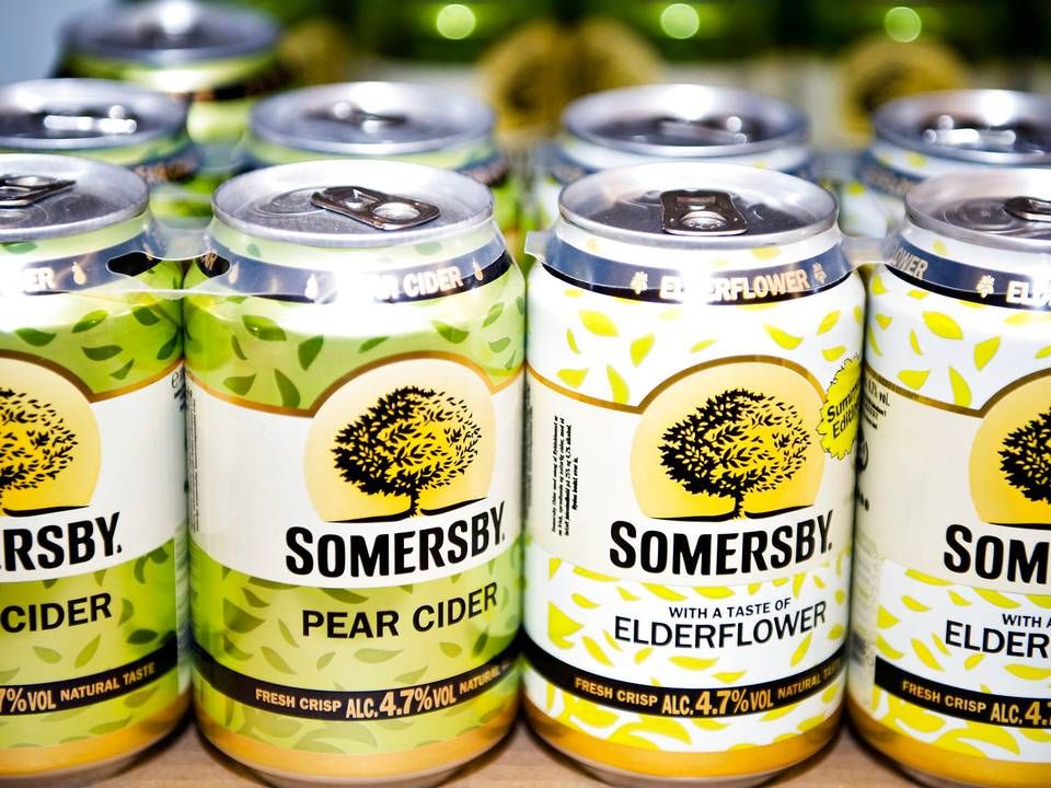 En Somersby-cider indeholder omkring 8 pct. sukker. | Foto: Nikolaj Svennevig/Jyllands-Posten/Ritzau Scanpix