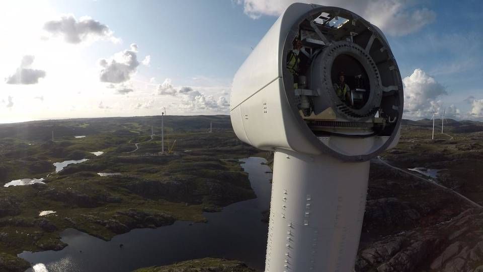55 of 77 planned wind turbines are installed at the Sødre Bjerkreim cluster | Photo: Norsk Vind