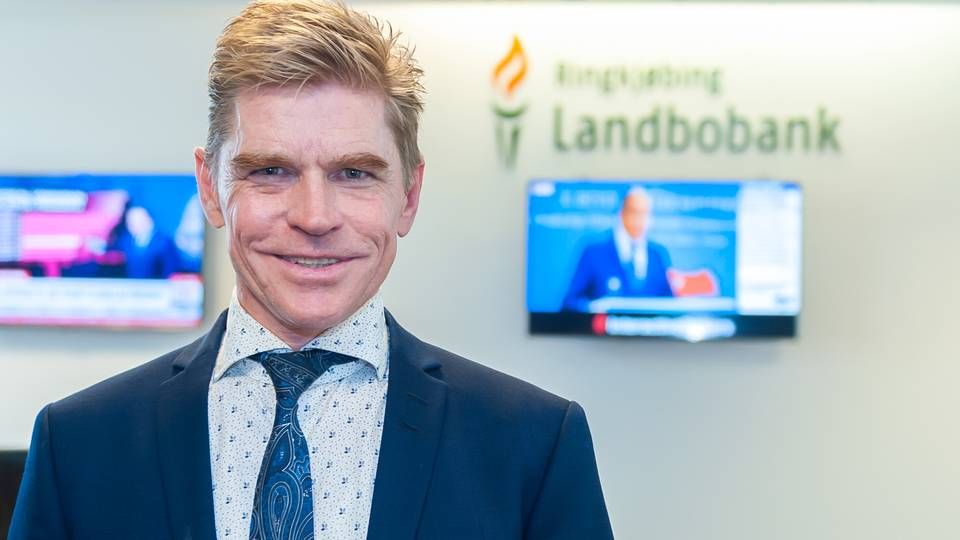 John Fisker, adm. direktør for Ringkjøbing Landbobank | Foto: Morten Plesner Mathiasen