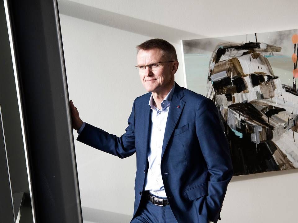 Adm. direktør Lasse Nyby i Spar Nord har stadig blikket rettet mod en overtagelse af Danske Andelskassers Bank. | Foto: Tycho Gregers/Jyllands-Posten/Ritzau Scanpix