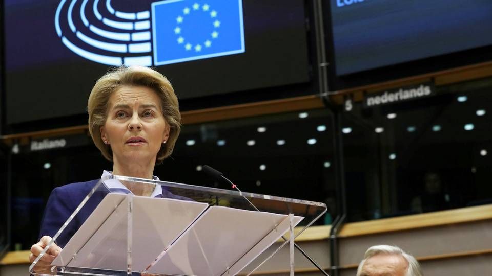 EU-Kommissionens formand, Ursula von der Leyen, har selv mistet en lillesøster som barn til kræft. | Foto: Yves Herman/Reuters/Ritzau Scanpix