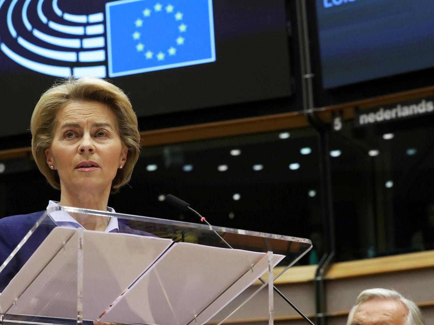 EU-Kommissionens formand, Ursula von der Leyen, har selv mistet en lillesøster som barn til kræft. | Foto: Yves Herman/Reuters/Ritzau Scanpix