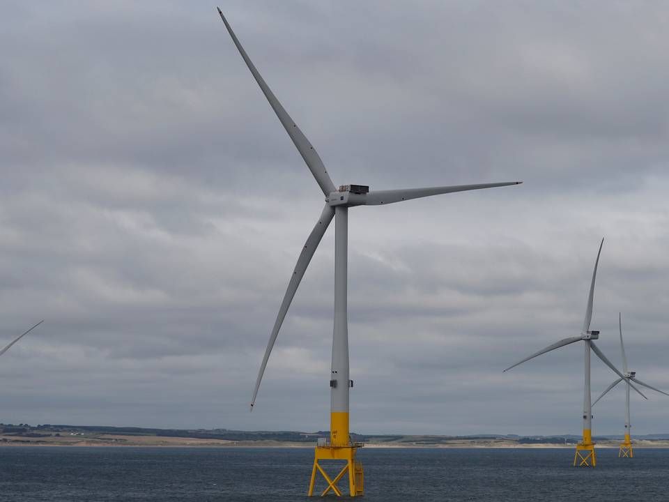 Demonstrationsprojektet EOWDC er en af havvindparkerne, der har overhalet Cape Inch i tidens løb. | Foto: RUSSELL CHEYNE/REUTERS / X02429