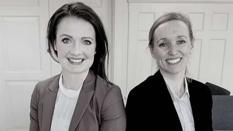 Sesilie Munk Stenderup (tv.) og Pernille Bergholt Buhl har med virkning fra 1. januar 2020 fået ønske om ejerskab opfyldt hos fynske Kielberg Advokater. | Foto: Kielberg Advokater / PR