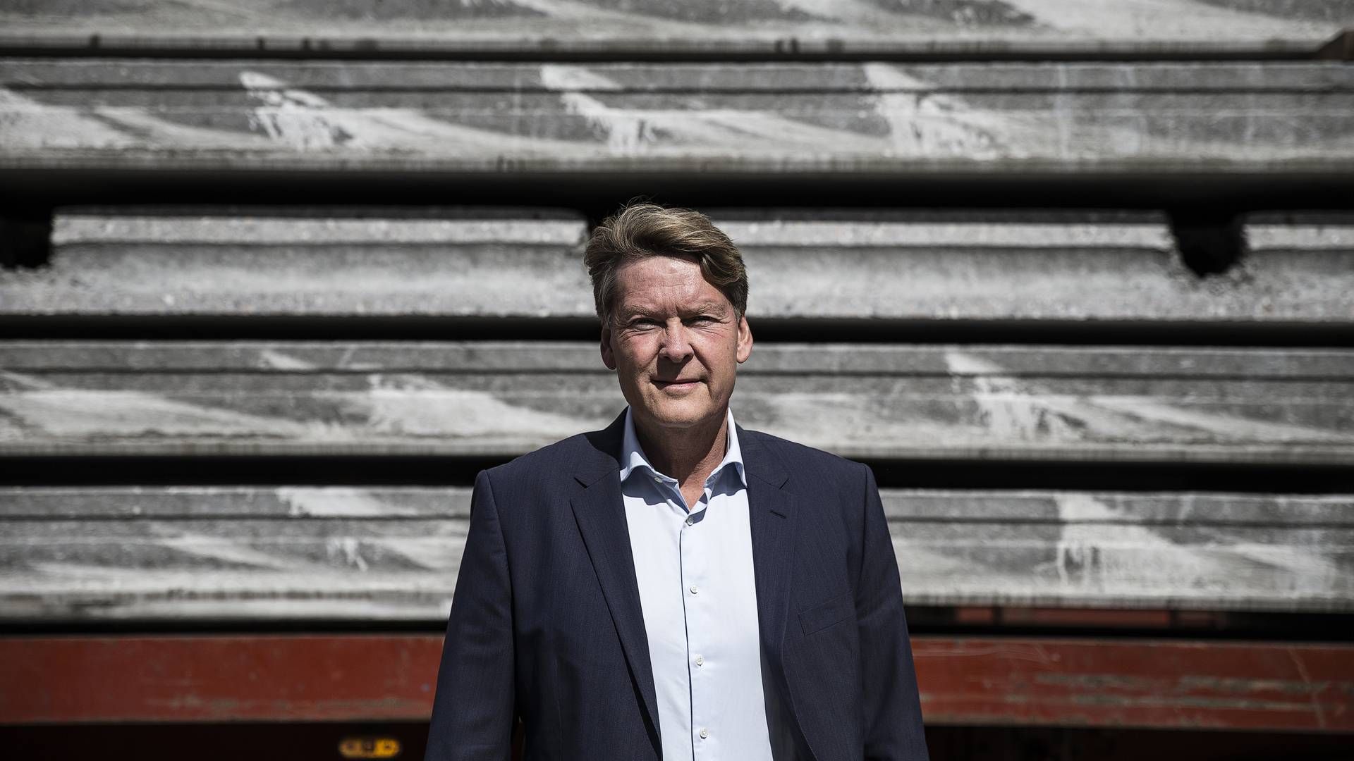 Claus Bering, Dansk Byggeris formand. | Foto: Niels Hougaard/ERH