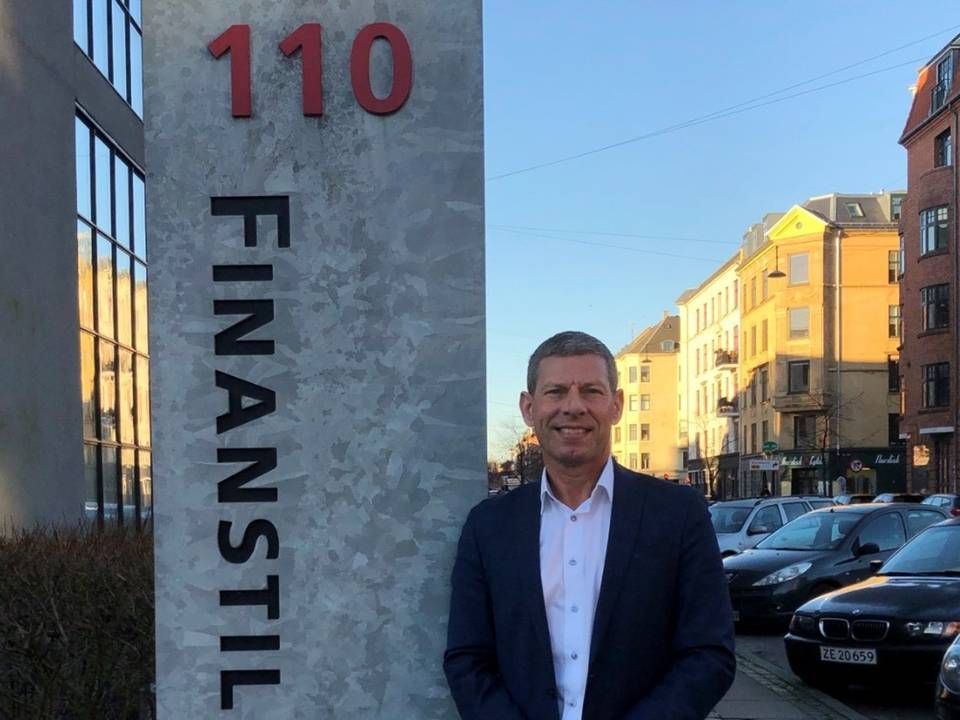 Kåre Breinholt foran sin nye arbejdsplads. | Foto: PR