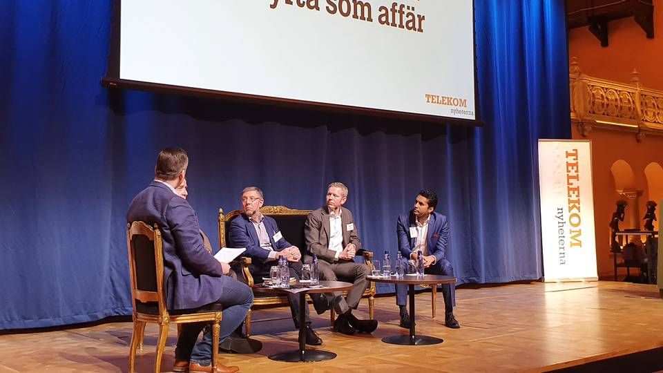 Hele den svenske telebranche havde onsdag sat hinanden i stævne til det årlige topmøde Telekomgalan i Stockholm. | Foto: Jakob Skouboe