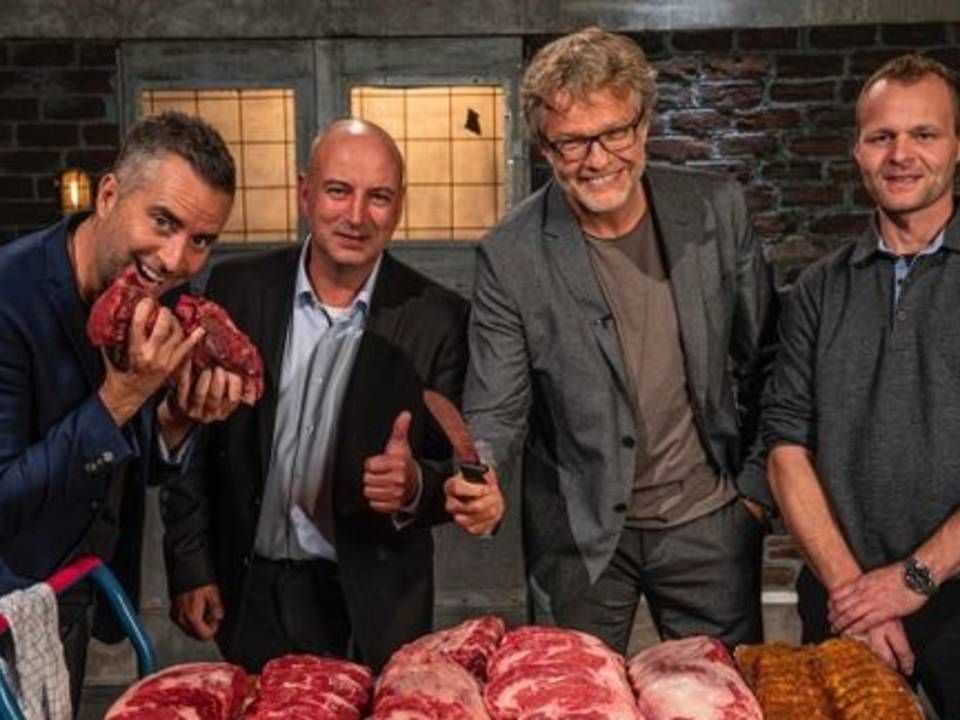 Onsdag aften rullede Løvens Hule over skærmen på DR, hvor Mr- Beef-ejerne Ole Østberg og Bjørn Lundsgaard landede en investering fra to løver. | Foto: Mr Beef PR