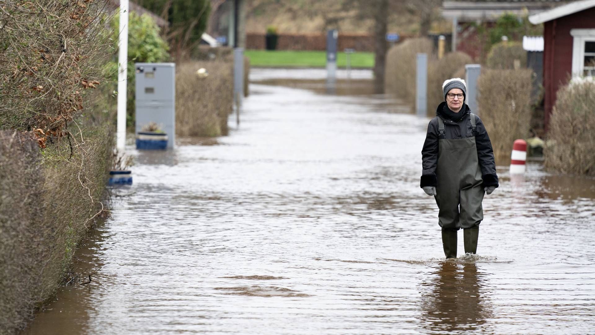 Flooding in Holstebro, 2020. | Photo: HENNING BAGGER