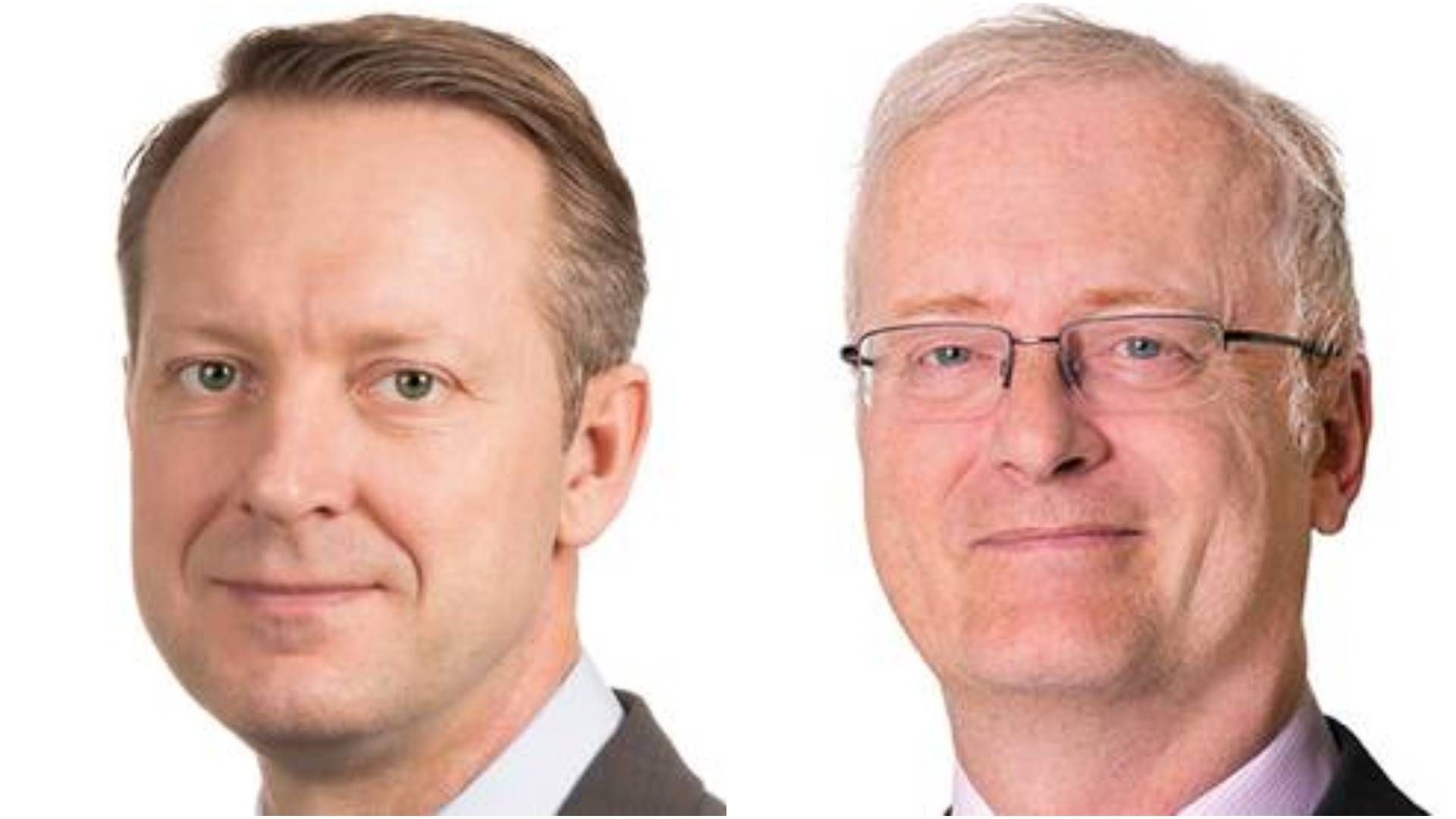 (left-right) Columbia Threadneedle duo Ulrik Hom Oxfeldt, head of Nordics, and Simon Bond, director of responsible investment portfolio management. | Photo: PR / Columbia Threadneedle