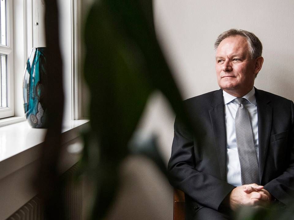 Jan Ulsø Madsen, adm. direktør i Vestjysk Bank, har landet sit hidtil bedste resultat i Vestjysk Bank. | Foto: Tycho Gregers/Ritzau Scanpix