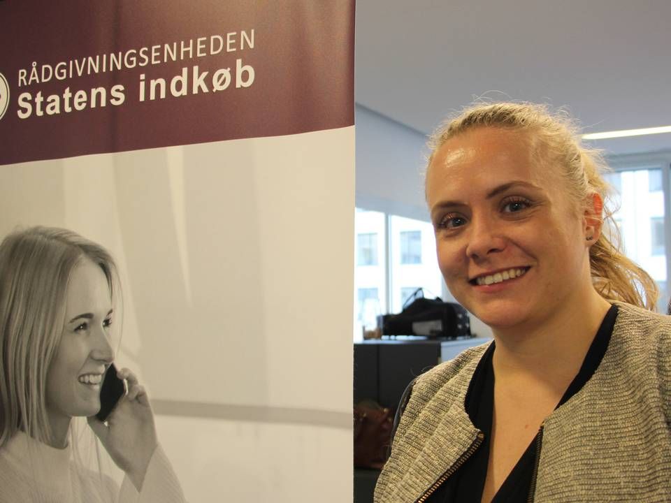 Maria Haugaard, chefkonsulent og teamleder i Statens Indkøb. Hun har tidligere blandt andet været advokat hos Bird & Bird. | Foto: PR/Moderniseringsstyrelsen