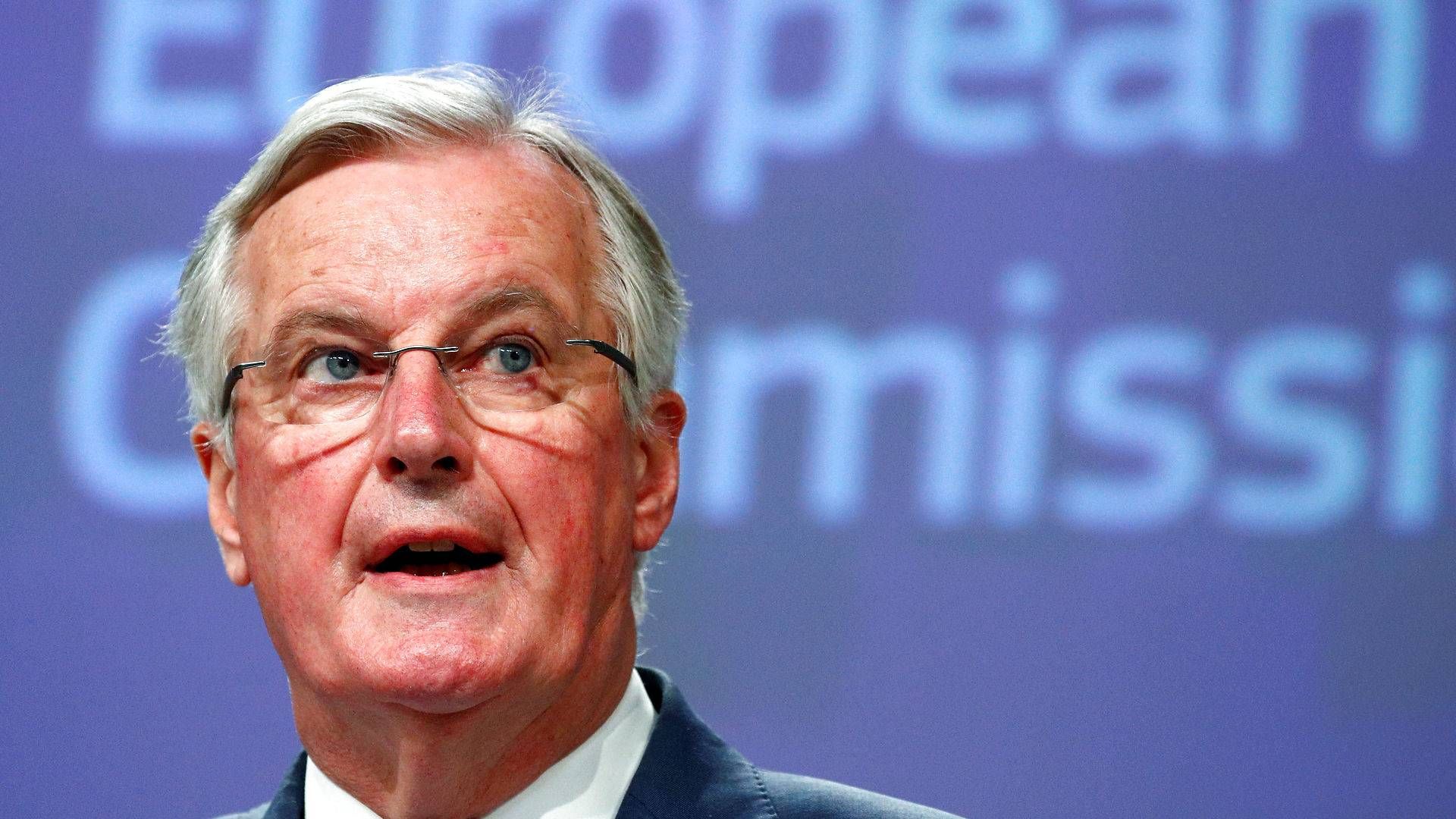EU's chefforhandler, Michel Barnier, er rede til at tage jernhandsken på, når EU's europaministre godkender hans forhandlingsmandat til at forhandle en aftale for det fremtidige forhold mellem EU og Storbritannien. | Foto: Francois Lenoir/Reuters/Ritzau Scanpix