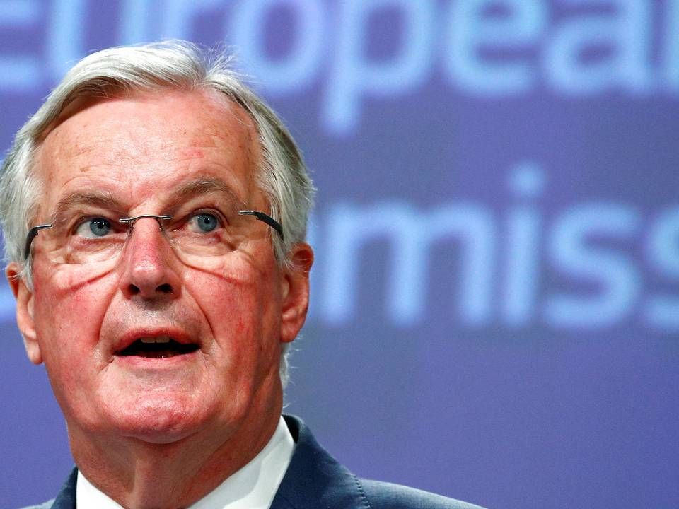 EU's chefforhandler, Michel Barnier, skal gå på den svære linje mellem at have jernhandsken på over for briterne og file så tilstrækkeligt meget, at der reelt kommer en aftale i hus. For det er i bund og grund det, EU ønsker. | Foto: Francois Lenoir/Reuters/Ritzau Scanpix