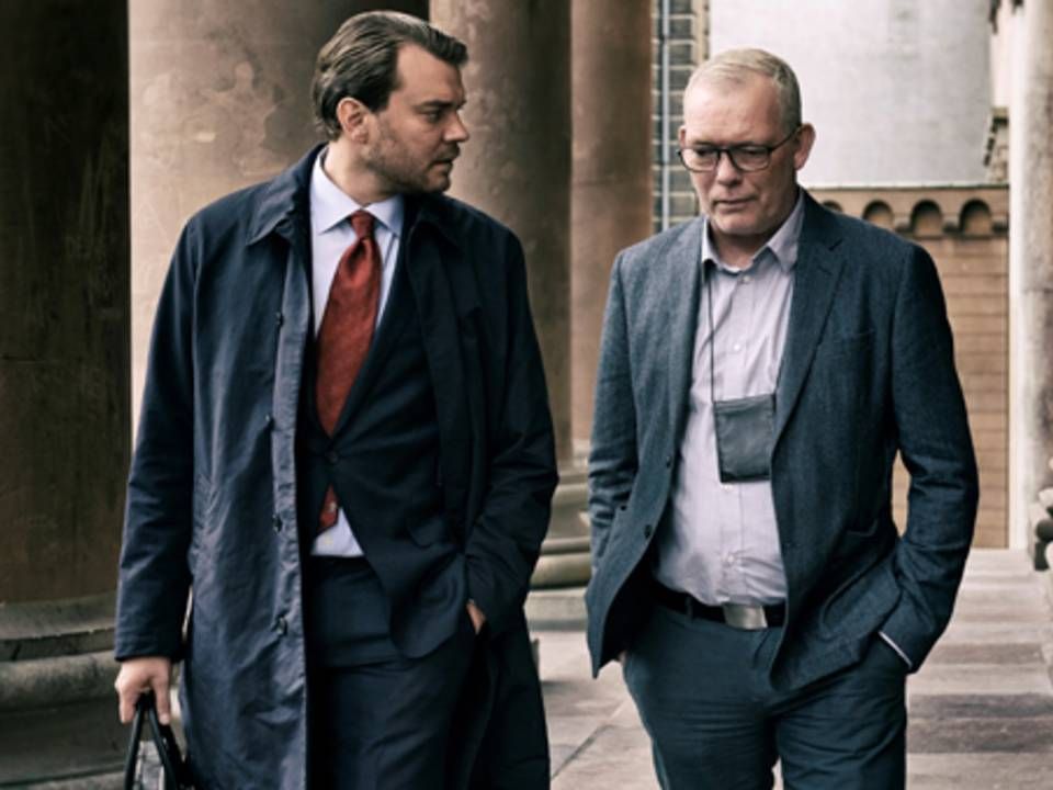 Pilou Asbæk og Søren Malling er på rollelisten i den kommende TV 2-serie "Efterforskningen". | Foto: Henrik Ohsten/TV 2