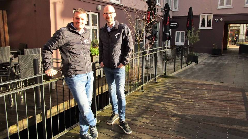 Tomas Kjær Andersen og Bo Svenningsen startede med én udlejningsejendom i Vejle i 2003. Siden er porteføljen vokset støt, og i dag sidder selskabet på små 2000 lejemål. | Foto: PR / Bo-To Ejendomme