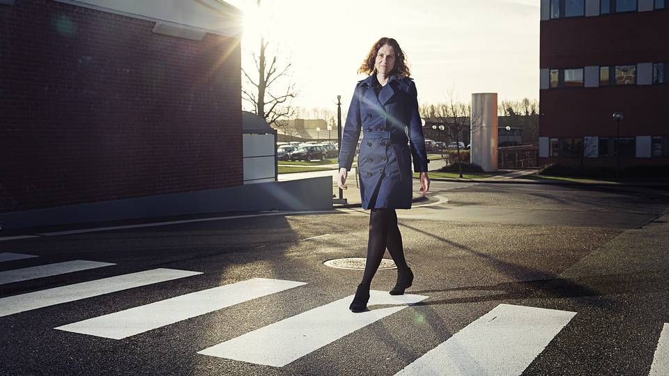 Gitte Aabo forlod Leo Pharma med fuldfed check i hånden. | Foto: BUNDGAARD CARSTEN/ERH