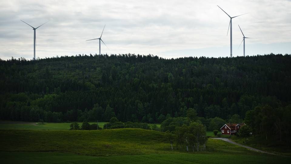 Rabbalshede Kraft's 15 MW Brattön wind farm. | Photo: PR / Rabbalshede Kraft