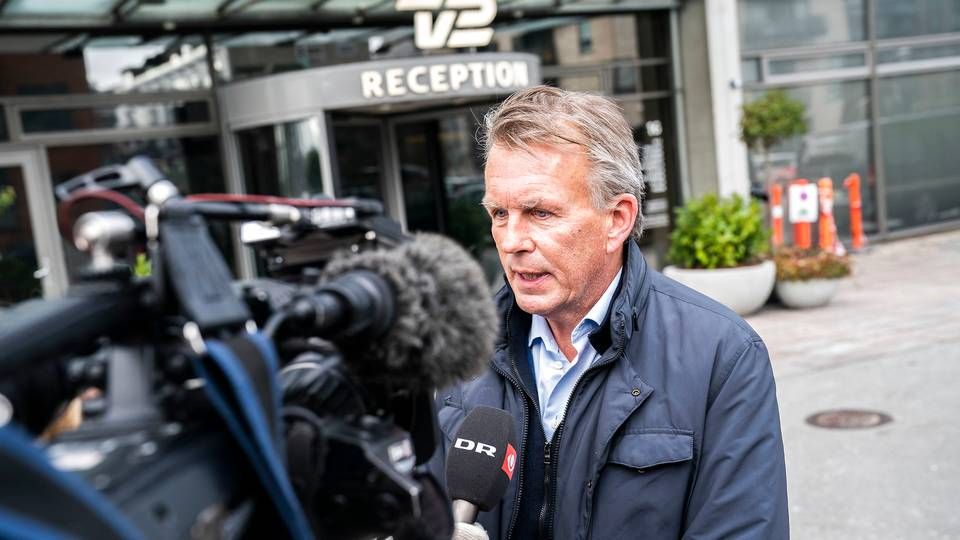 TV 2 og nyhedsdirektør Mikkel Hertz kom i fokus torsdag, da en TV 2-medarbejder blev den første dansker smittet med coronavirus. | Foto: Martin Sylvest/Ritzau Scanpix