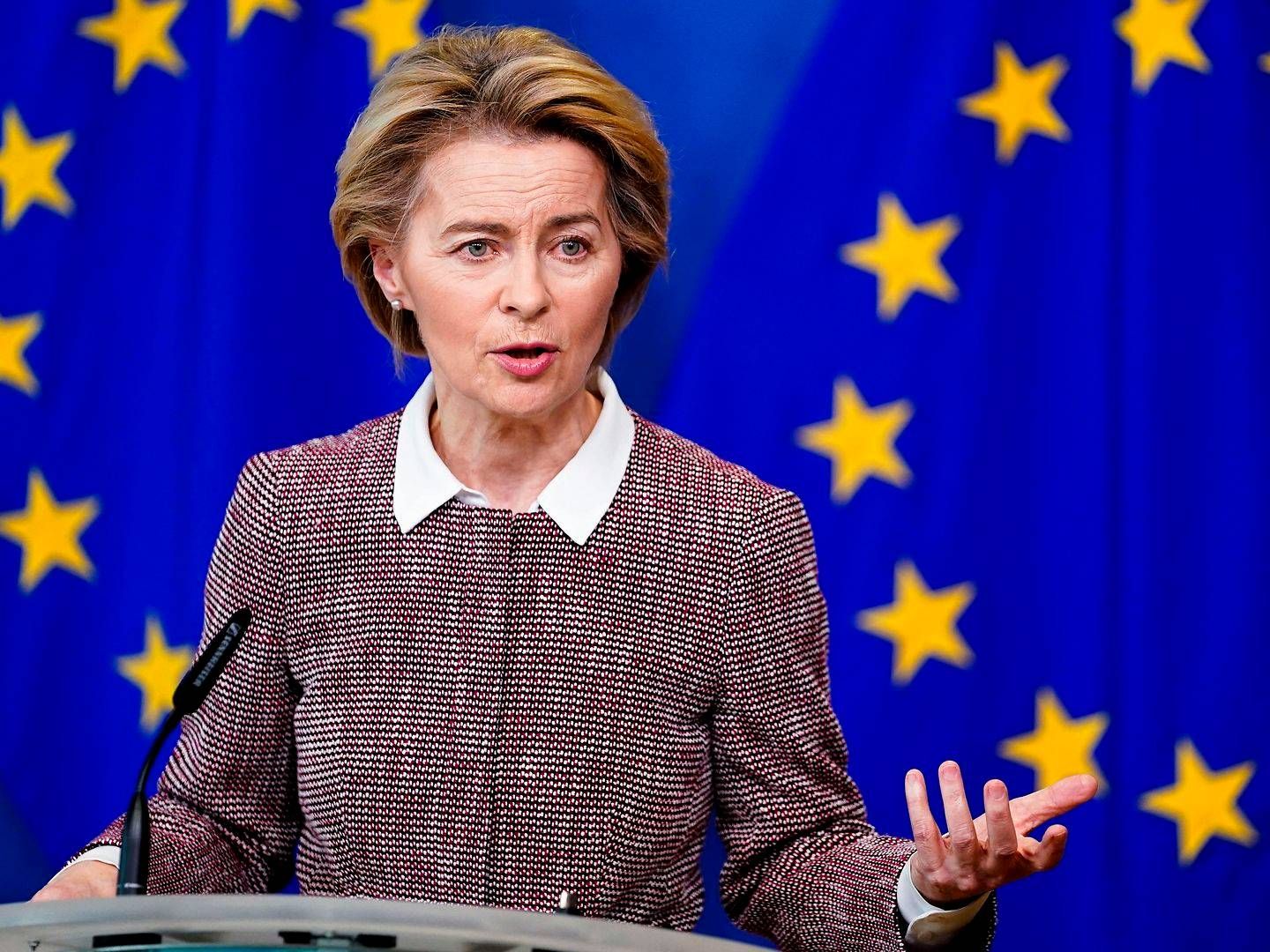 EU-Kommissionens formand Ursula von der Leyen. | Foto: Kenzo Tribouillard / AFP / Ritzau Scanpix