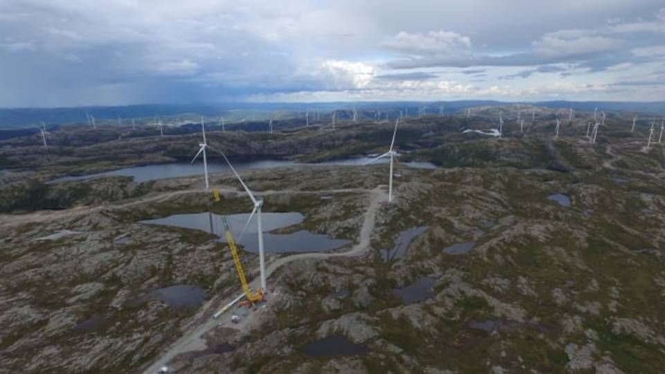 Some of the power contracted in the PPA will be sourced from the soon-to-be commissioned Fosen wind farm. | Photo: PR / Fosen Vind