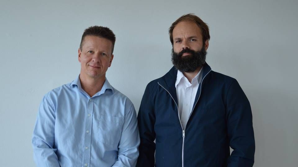 Stifterne bag Immunitrack: Forskningsdirektør Sune Justesen (tv.) og adm. direktør Stephan Thorgrimsen (th.) | Foto: Immunitrack / PR