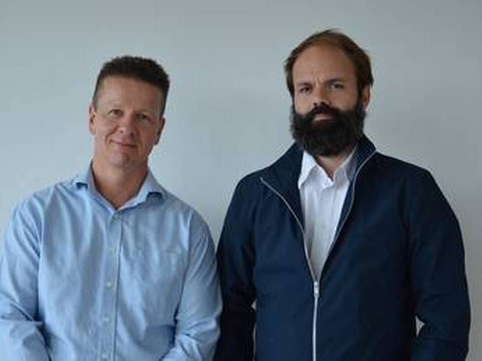 The Immunitrack founders: research director Sune Justesen (left) and CEO Stephan Thorgrimsen. | Foto: Immunitrack/PR