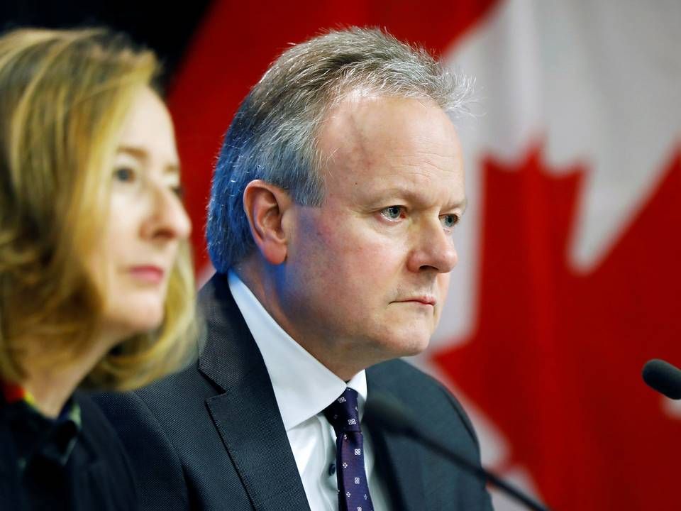 Stephen Poloz, chef for Bank og Canada, og vicechef Carolyn Wilkins | Foto: Blair Gable/Reuters/Ritzau Scanpix