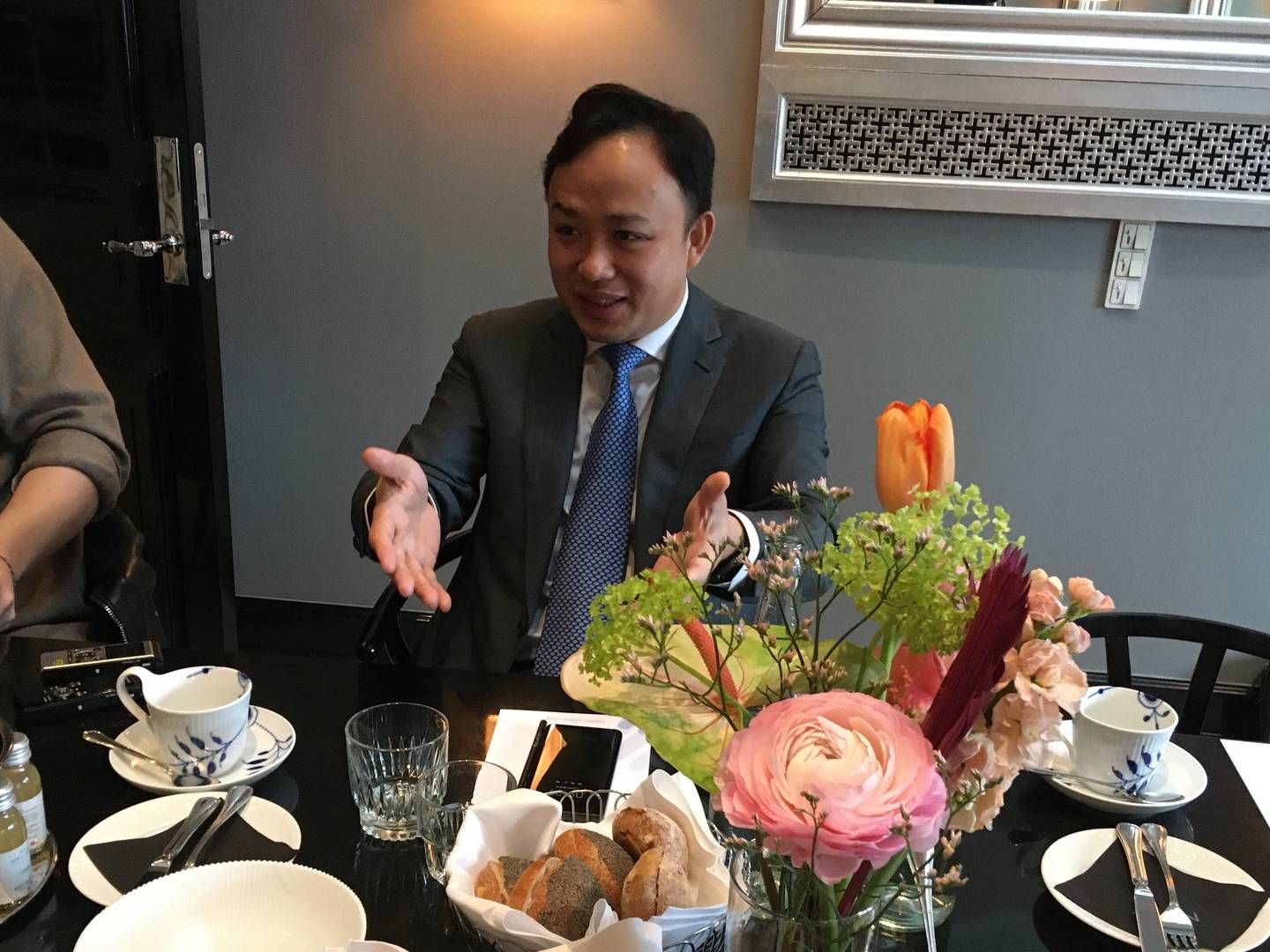 Abraham Liu, vicepræsident i Europa for Huawei var fredag på besøg i Danmark. | Foto: Maria Oien Watch Medier