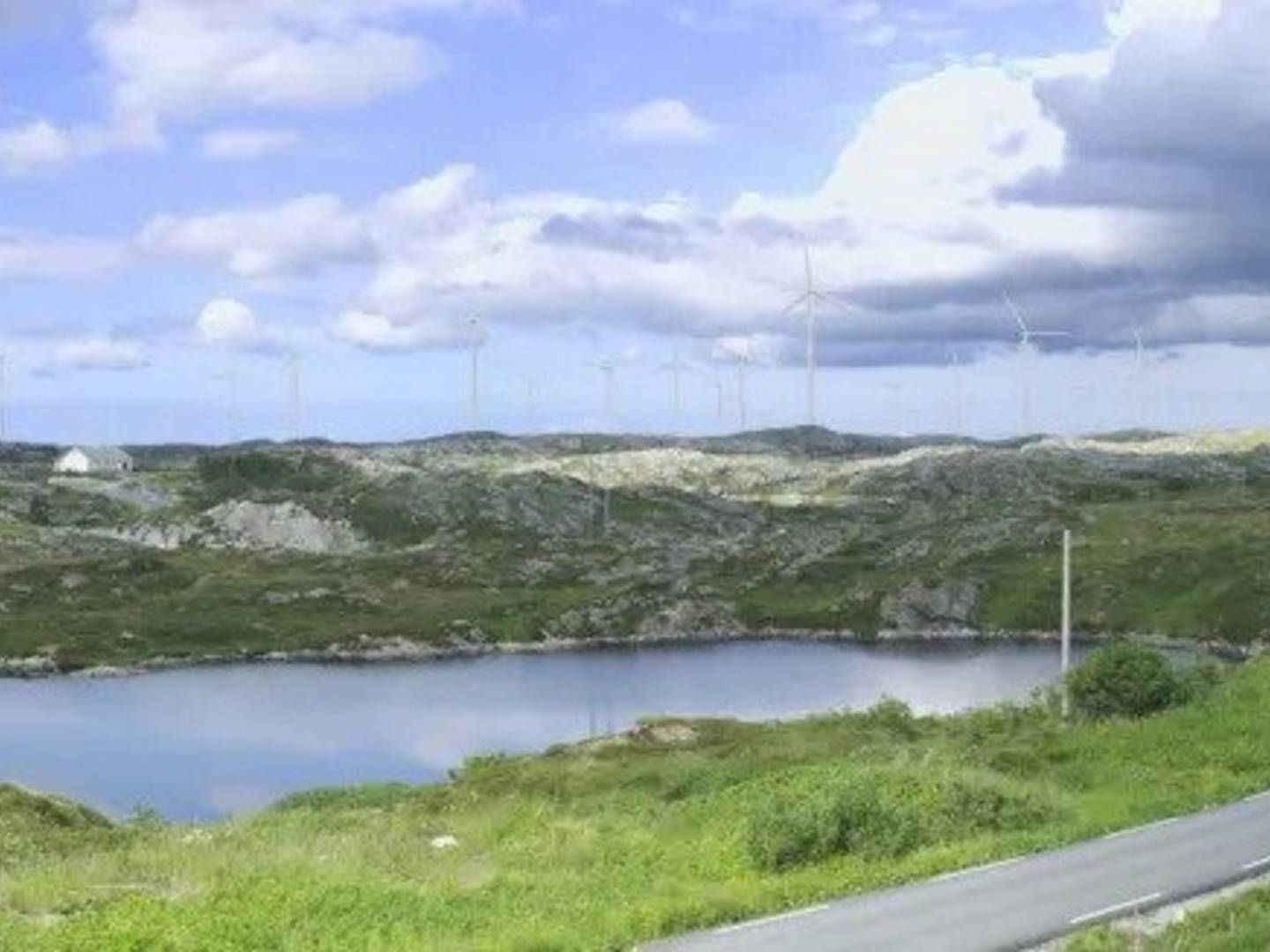 Illustration af vindparken Frøya, der er blevet centrum for vindmodstanden i Norge. | Foto: PR / Trønderenergi