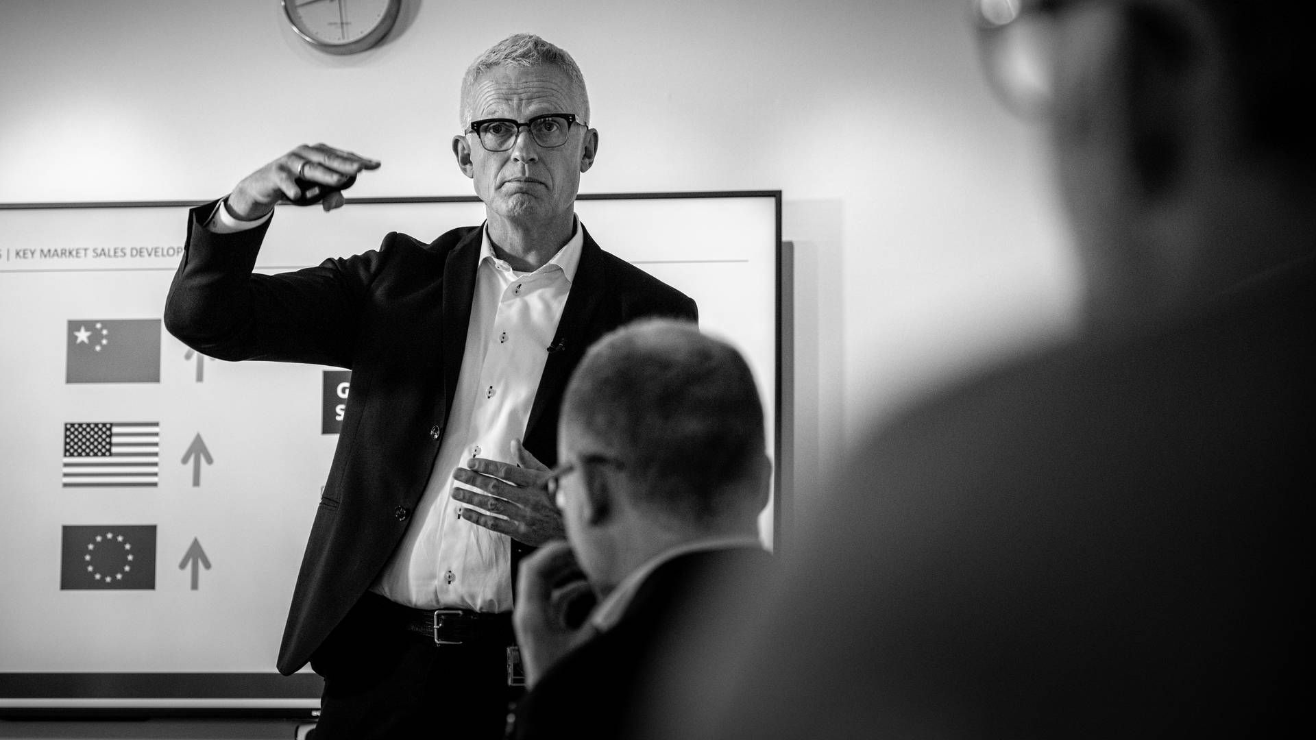 Mads Nipper, adm. direktør i Grundfos. Billedet er et arkivfoto og stammer fra præsentationen af Grundfos' 2018-resultater. | Foto: Casper Dalhoff/ERH