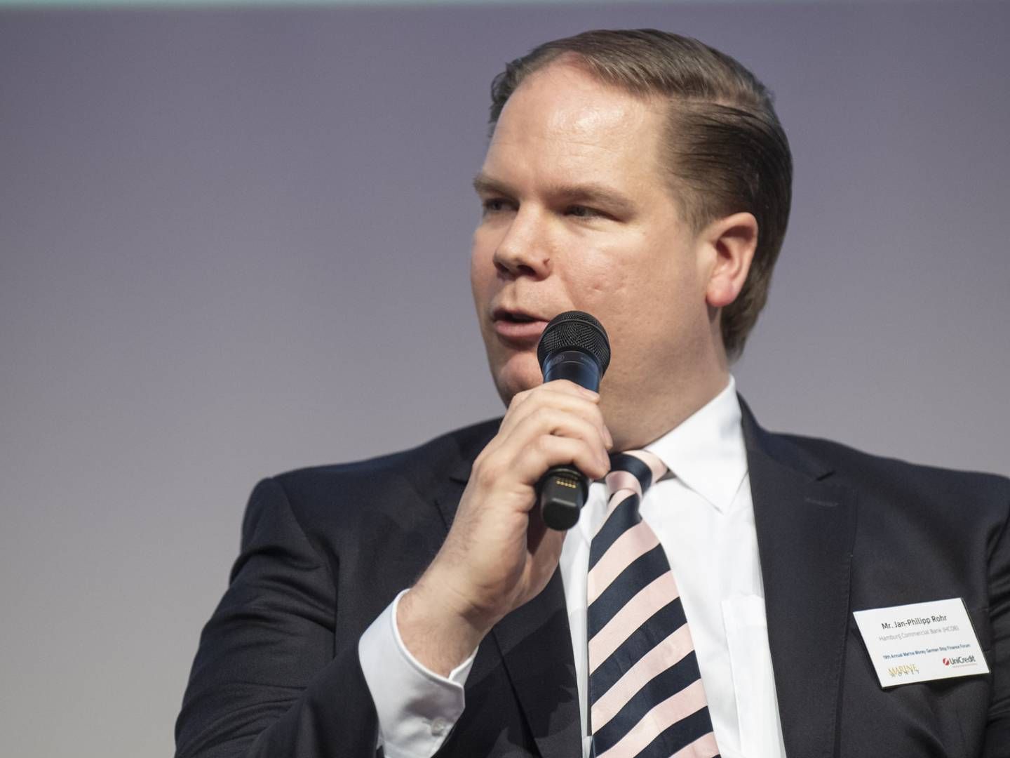 Jan-Philipp Rohr blev chef for shipping i Hamburg Commercial Bank i januar 2019, kort efter at banken blev købt af investorer af to tyske delstater. | Foto: PR / Marine Money