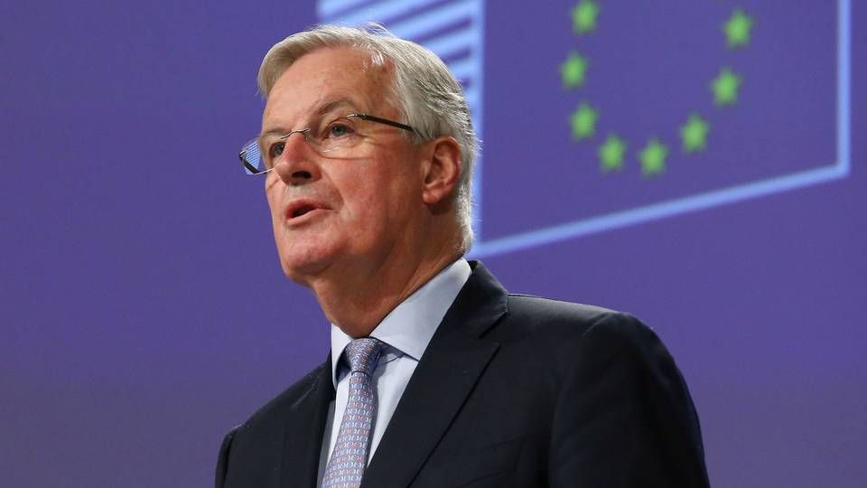 EU's chef i forhandlingerne med Storbritannien, Michel Barnier. | Foto: Francois Walschaerts/AFP/Ritzau Scanpix