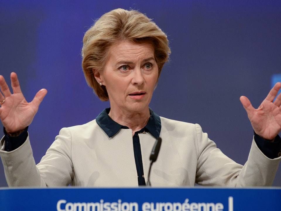 Formand for EU-Kommissionen Ursula von der Leyen. | Foto: JOHANNA GERON/REUTERS / X07006