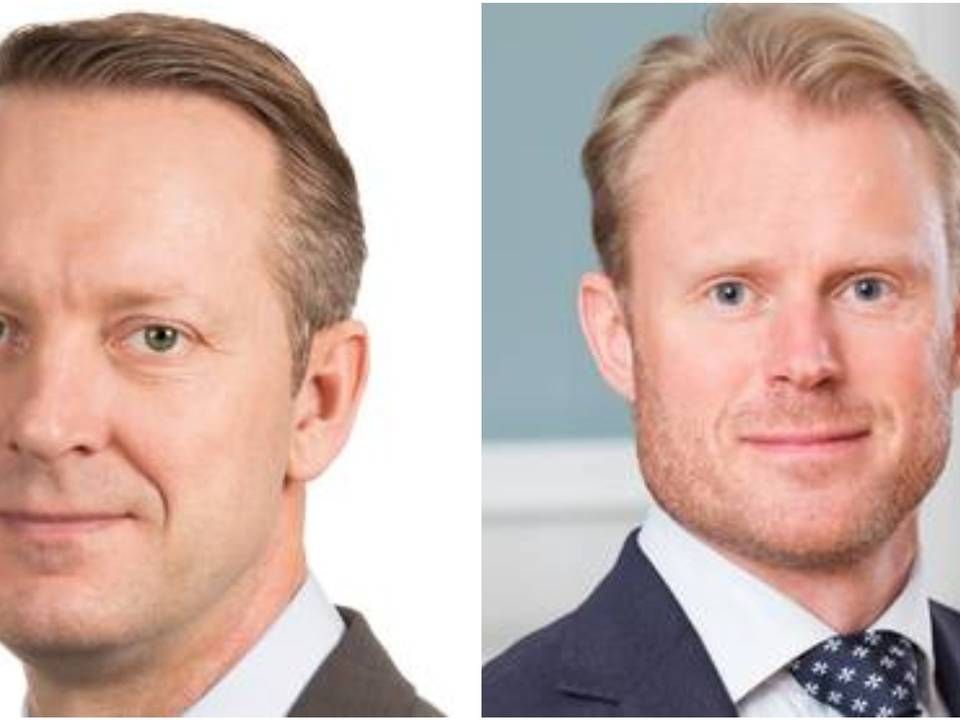 (left-right) Ulrik Holm Oxfeldt and Henrik Jonsson. They are leading the Nordic region for Columbia Threadneedle and Schroders, respectilly | Photo: PR / Columbia Threadneedle & Schroders