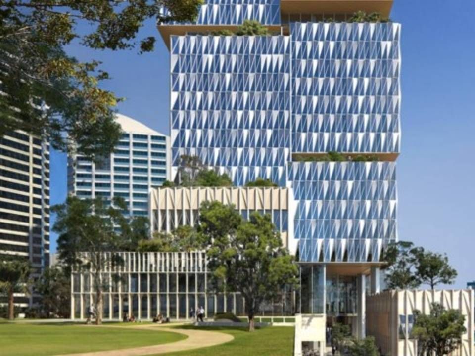 Danske Henning Larsen Architects har vundet arkitektkonkurrencen om det 73.000 kvm store højhusprojekt i Sydney. | Foto: PR / Henning Larsen Architects