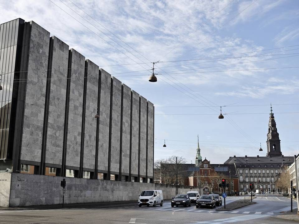 Nationalbanken på Havnegade i København. | Foto: Jens Dresling