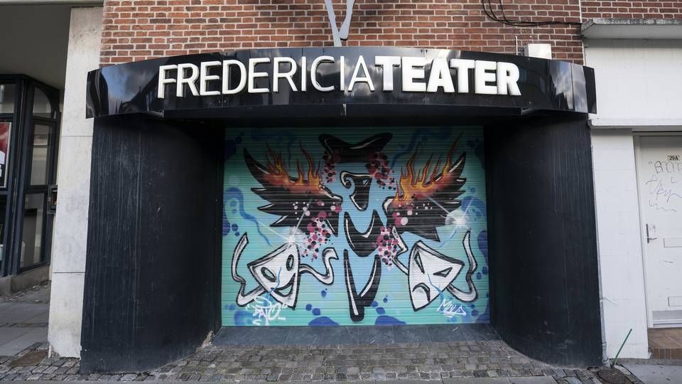 Fredericia Teater indgav konkursbegæring mod sig selv mandag den 16. marts 2020. Men faktisk har der været usædvanligt få konkursdekreter under corona-krisen. | Foto: Claus Fisker/Ritzau Scanpix