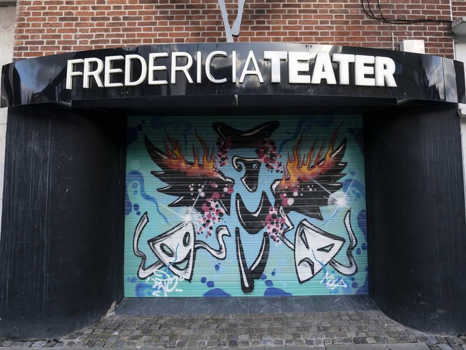 Fredericia Teater indgav konkursbegæring mod sig selv mandag den 16. marts 2020. Men faktisk har der været usædvanligt få konkursdekreter under corona-krisen. | Foto: Claus Fisker/Ritzau Scanpix