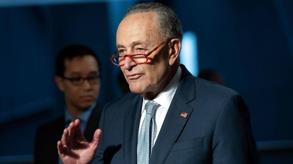 Demokraternes mindretalsleder i Senatet, Chuck Schumer | Foto: Saul Loeb/AFP/Ritzau Scanpix