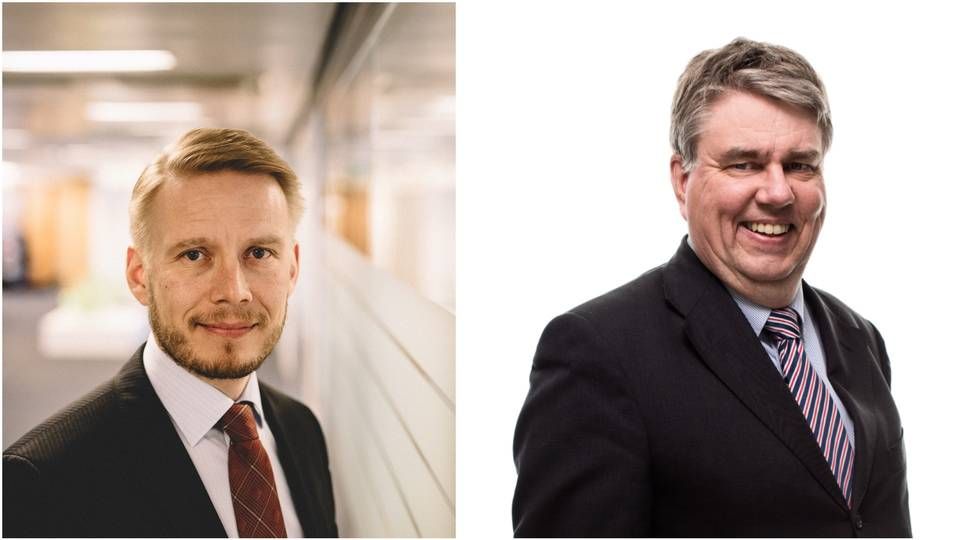 (left-right) Evli Fund Management Head of Global Equities, Hans-Kristian Sjöholm and Lehto, partner and portfolio manager at Helsinki-based Fondita. | Photo: PR