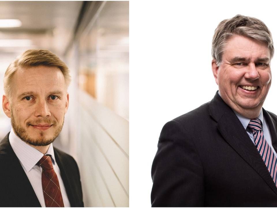 (left-right) Evli Fund Management Head of Global Equities, Hans-Kristian Sjöholm and Lehto, partner and portfolio manager at Helsinki-based Fondita. | Photo: PR