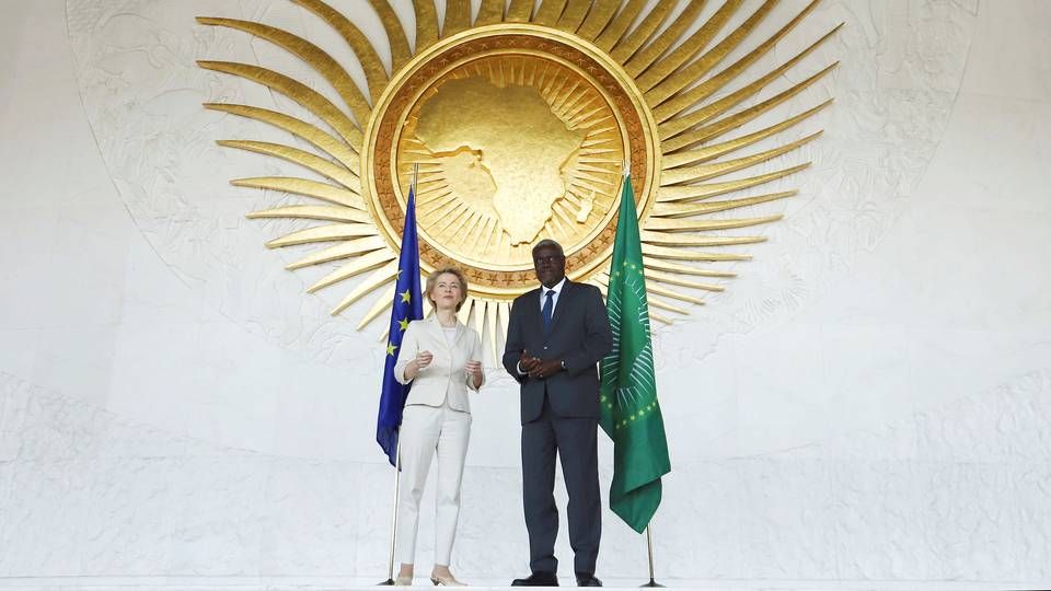 EU-Kommissionens formand, Ursula von der Leyen, har to gange besøgt Addis Abbaba for at støtte op om arbejdet med en afrikansk handelsaftale. | Foto: Tiksa Negeri/Reuters/Ritzau Scanpix
