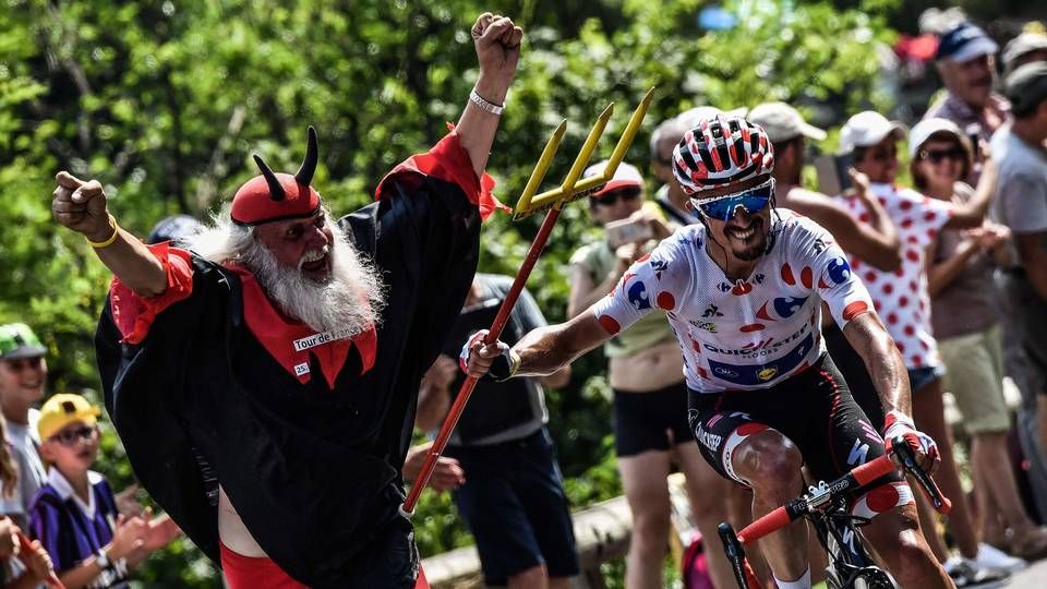 Swush står bag Holdet.dk, hvor man kan sætte sit eget managerhold til sportbegivenheder som Tour de France. | Foto: JEFF PACHOUD/AFP / AFP