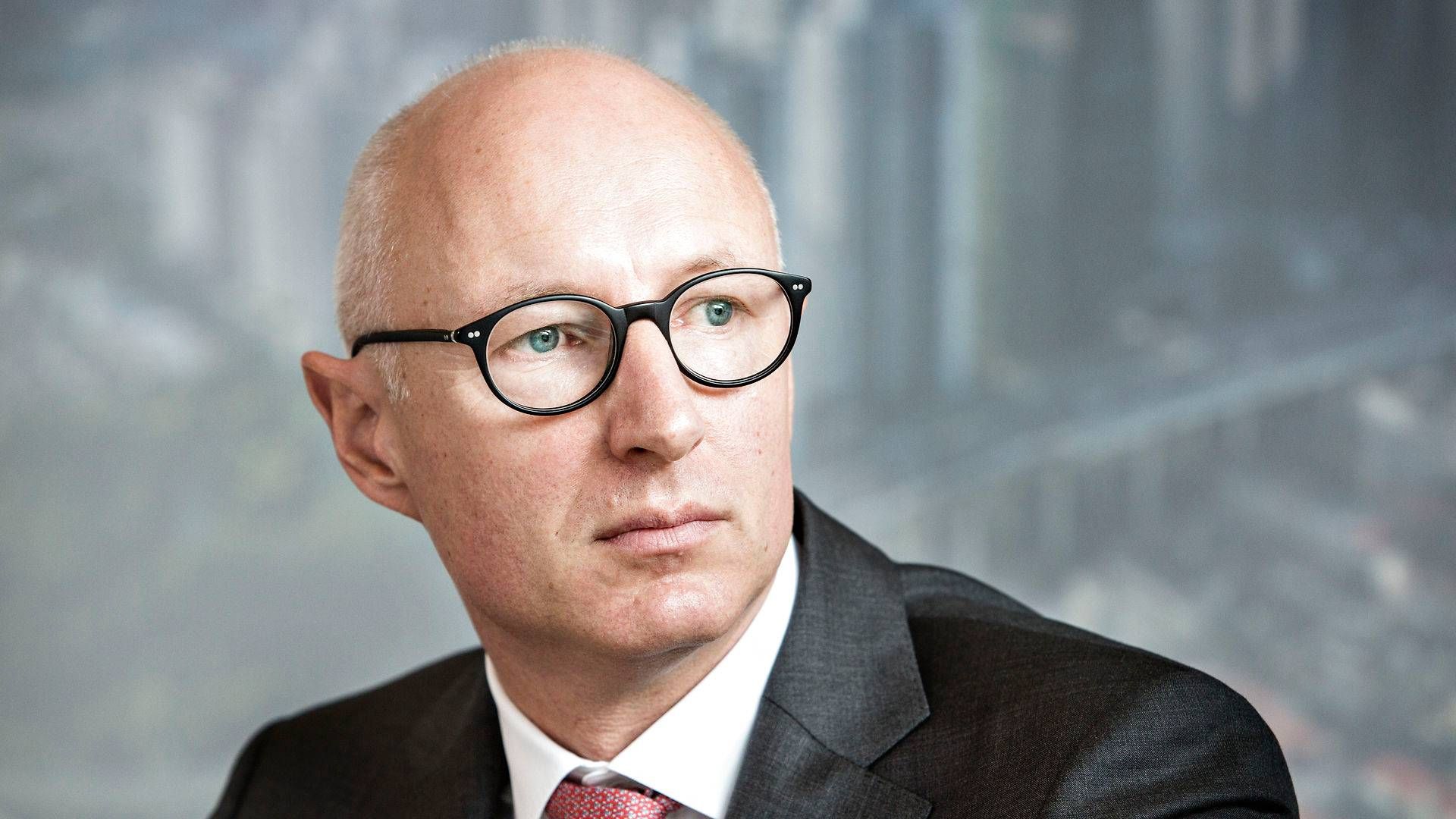 Lars Fruergaard Jørgensen, adm. direktør i Novo Nordisk, skulle for en gangs skyld ikke svare på spørgsmål, da selskabet torsdag afholdte digital generalforsamling. | Foto: Melissa Kühn Hjerrild / Politiken / Ritzau Scanpix